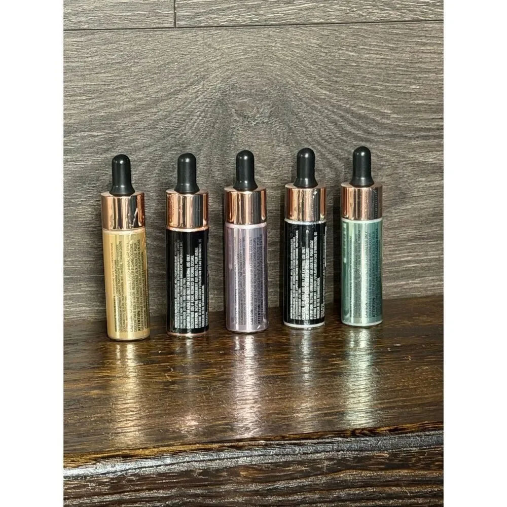Makeup Revolution Liquid Highlighter Bundle – Set of 5 ✨ Brand NEW & Sealed